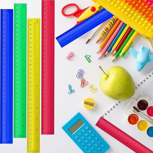 300 Pcs 12 Inch Rulers Bulk Plastic Kid Ruler - Image 7