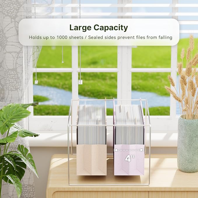 XINGIA Legal Size Hanging File Folders, Expandable 4 Inch File Folders Legal - Image 4