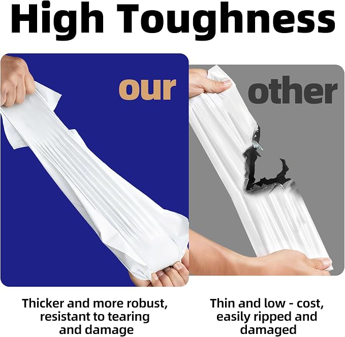 500pcs Poly Mailers 14.5x19 For Ecommerce Shipping, Online Retail Packaging - Image 4
