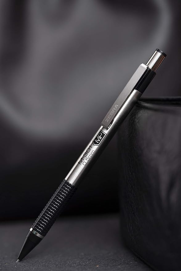 Zebra Pen, M-301 Mechanical Pencil, 0.7mm Point, Stainless Steel Barrel - Image 5