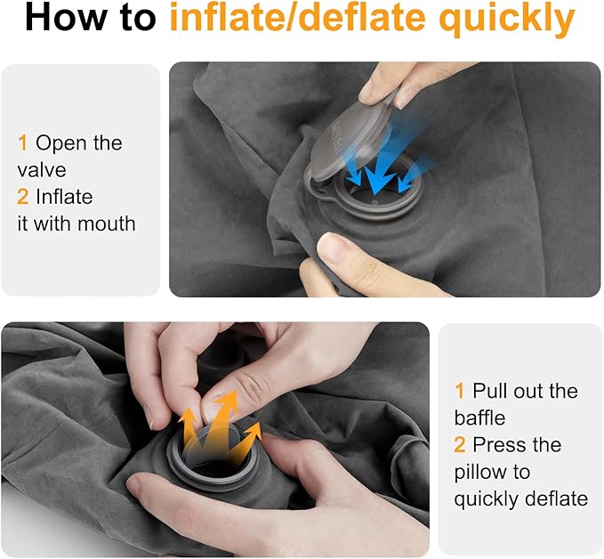 Maliton Inflatable Travel Foot Rest Pillow | Airplane Bed - Image 5