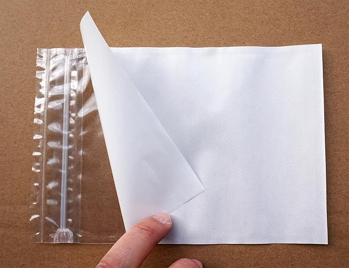 BEUYI Premium 6.7'' x 10'' Resealable Adhesive Shipping Label/documents Pouches - Image 5