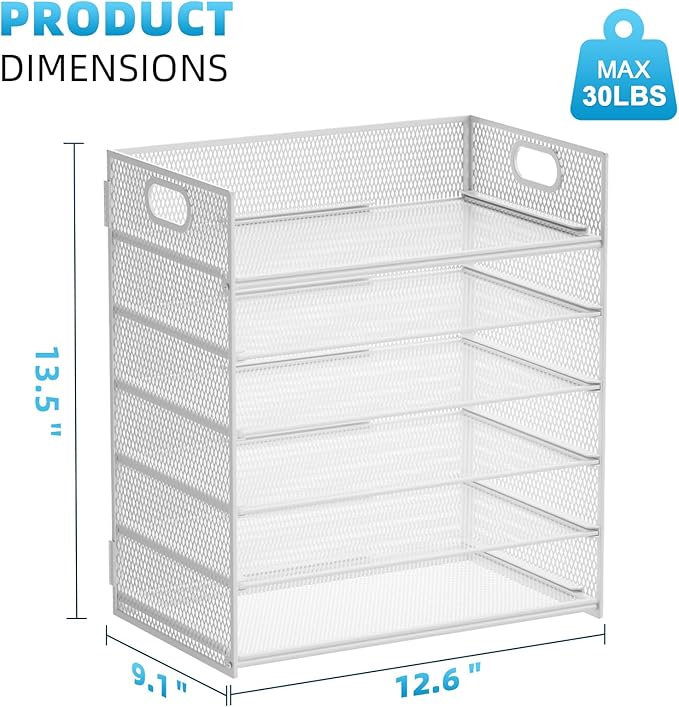 Marbrasse 2 Pack Desk Organizer - Image 3