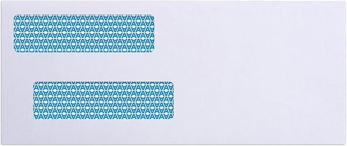 Aimoh 500#8 Double Window Gummed Security Envelopes - Image 3