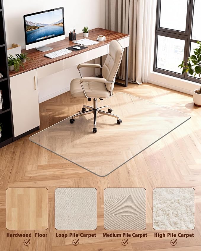 Soimeat Hard Frosted Office Chair Mat - Image 9