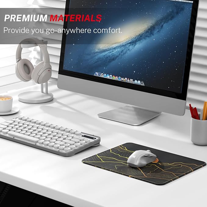MROCO Essential Office & Gaming Mouse Pad, 8.5 x 11 Inch, Functional Pattern - Image 6