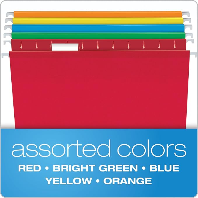 Pendaflex Hanging File Folders, Letter Size, 5 Tab Positions, Reinforced - Image 3
