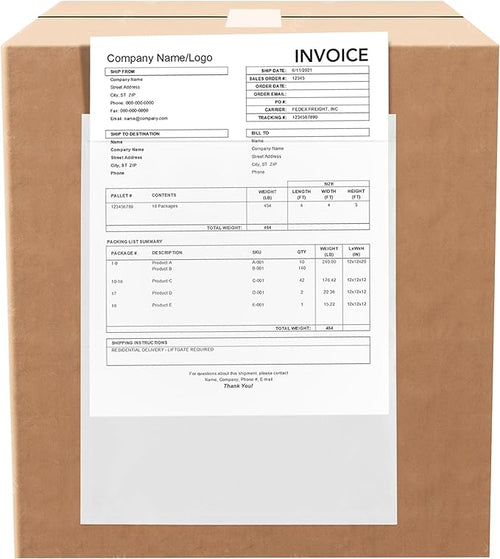 100 Count 10" x 12" Shipping Label Envelopes, Top Loading by GPI+POLY