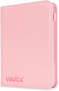 Vault X 4 Pocket Zip Binder, 160 Cards, Exo-Tec Material, 20 Side-Loading Pages by VaultX