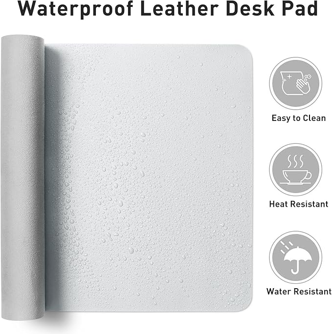 Aothia Faux Leather Desk Mat - Image 8