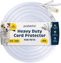 PROTECTO Heavy Duty Cord Protectors from Pets No Chew Solution, 10ft Easy to by protecto