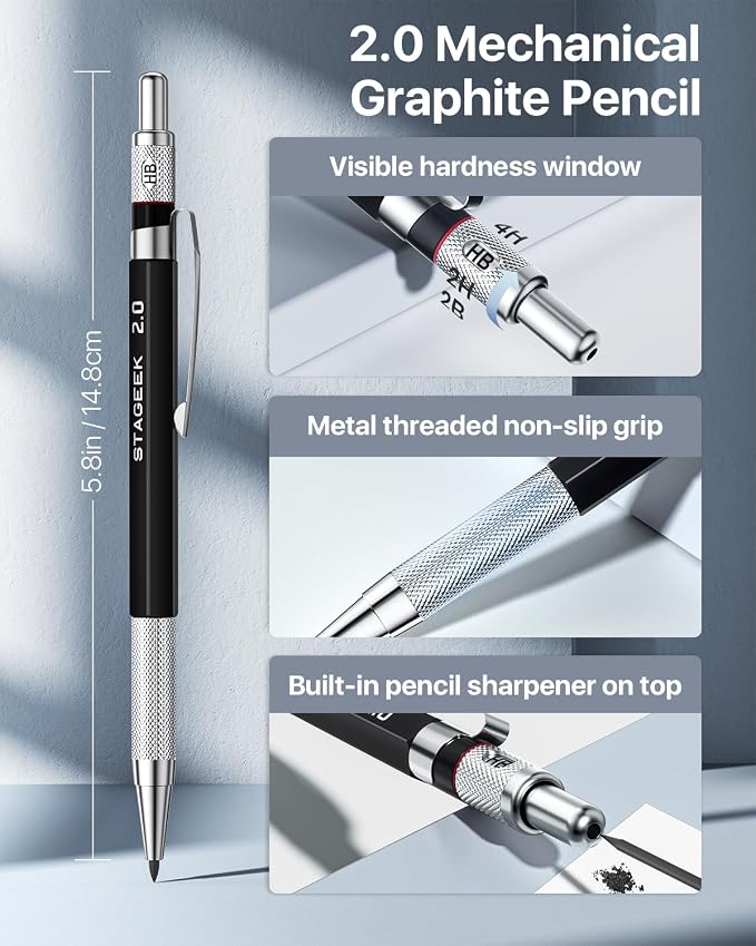 STAGEEK Drawing Pencil Set - Image 4