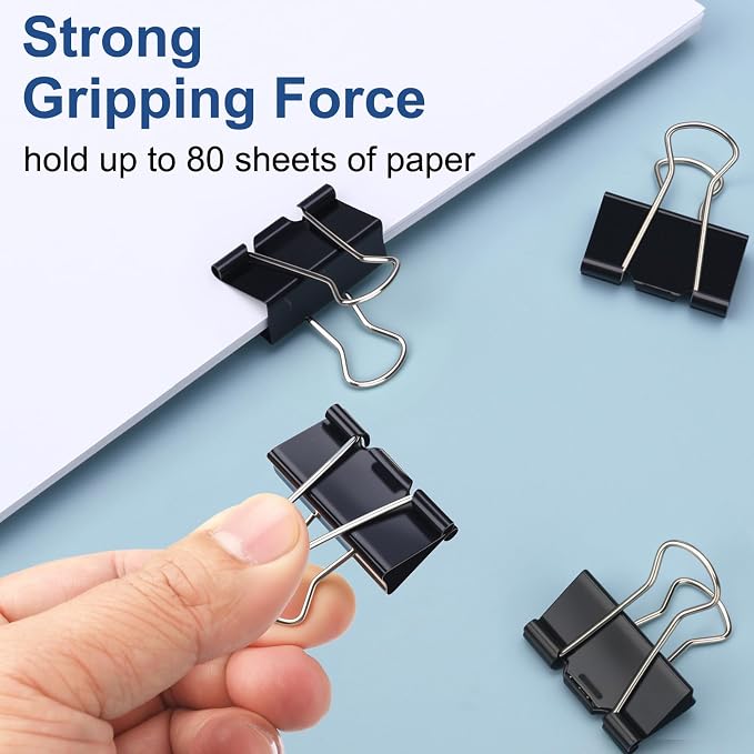Medium Binder Clips 1.25 Inch - Image 4