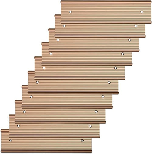 10 Pack Aluminum Name Plate Holders by Unknown