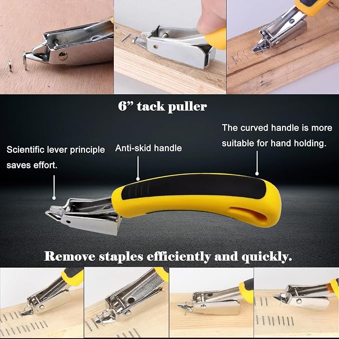 4Pcs Upholstery Staple Remover Tool Set Including 7inch End Cutting Plier - Image 4