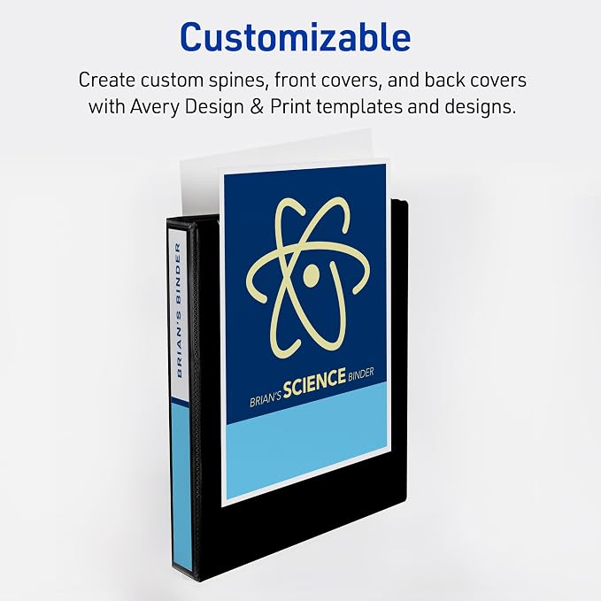 Avery Heavy-Duty View 3 Ring Binder, 275-Sheet Capacity, 1.4 Inch Wide Spine - Image 5
