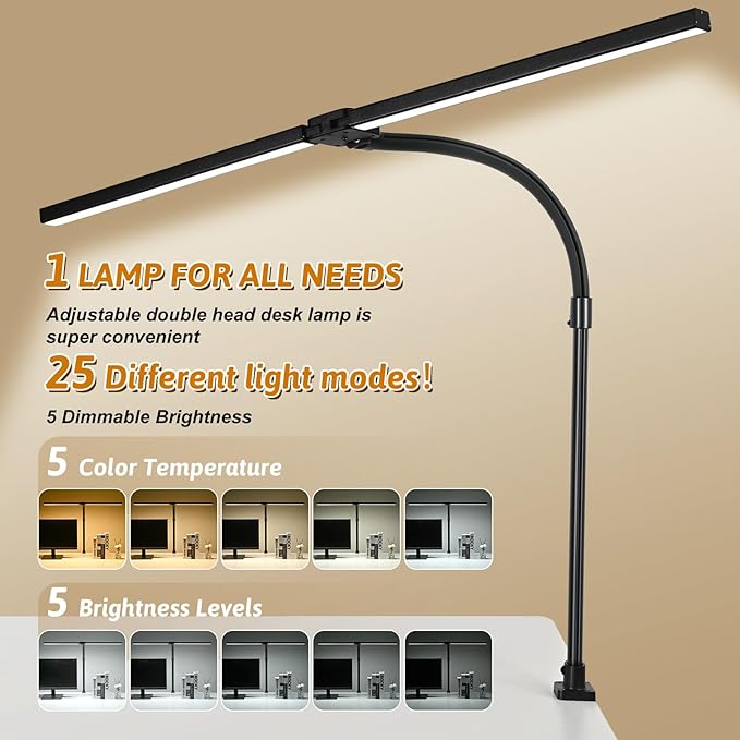 LED Desk Lamp for Office Dorm Home - Image 2