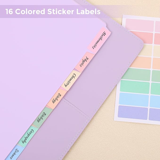 SKYDUE Durable Plastic 8-Tab Dividers - Image 5