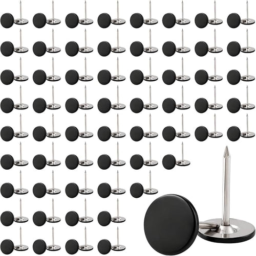 120pcs Metal Thumb Tacks, Heavy Duty Round Head Push Pins, Upholstery Tacks by Unknown