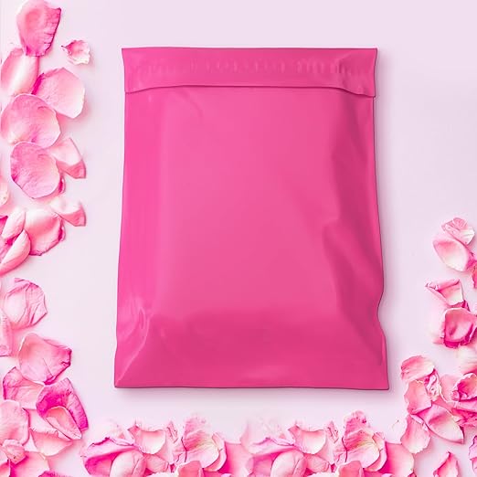 Pink Poly Mailers 24x24 200 Pcs, Cute Waterproof Shipping Bags - Image 5