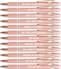 PASISIBICK 12 Pieces Rose Gold Inspirational Motivational Quotes Snarky Screen by PASISIBICK