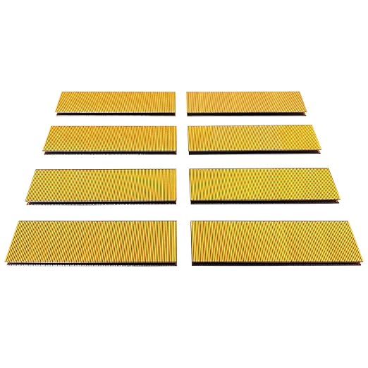 18 Gauge 1/4" Narrow Crown Staples 1-1/2" Leg Galvanized 5000 Pack by SimCos