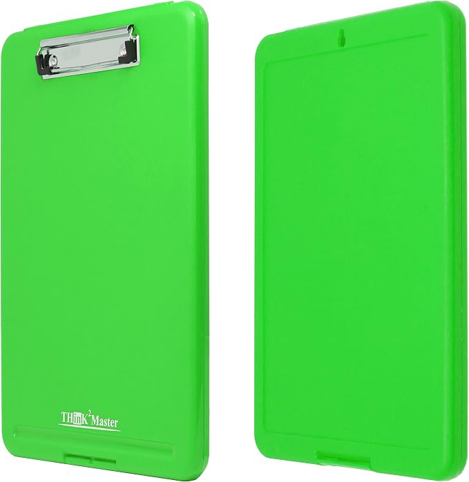 Think2Master Green Plastic Storage Clipboard. | 25% Heavier & Sturdier| Heavy - Image 5