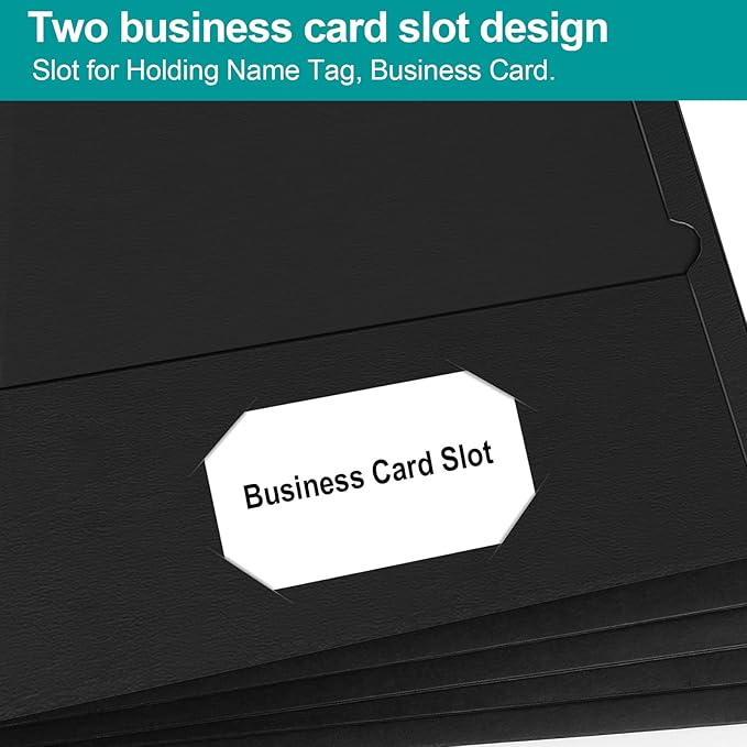 HABGP Two Pocket Folders, 50 Pack 2 Pocket Folders Fit Letter Size Paper - Image 4