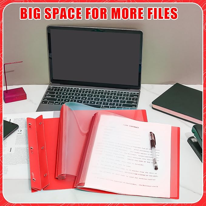 Teling 24 Pcs Clear Front Report Covers - Image 4