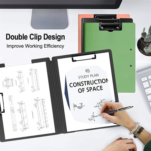 10 Pack Foldable Clipboards, A4 Clipboard Folder, Office Clipboard Folder - Image 2