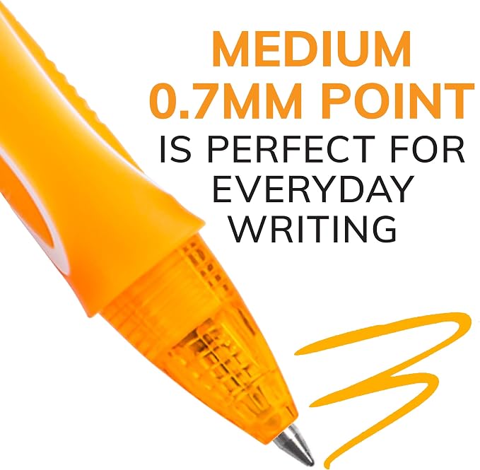 BIC Gelocity Quick Dry Assorted Colors Gel Pens, Medium Point, School Supplies - Image 3