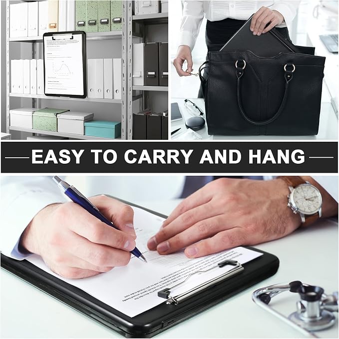 Mimorou 15 Pcs Clipboard with Storage, 9.5 x 13.5 Inch Plastic Heavy Duty - Image 7