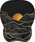 MROCO Ergonomic Mouse Pad with Gel Wrist Rest, 9.4 x 8.1 in, Gel Wrist Comfort by MROCO