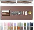 YSAGi Leather Desk Protector, Office Mat, Large Mouse Mat, Non-Slip PU Leather by YSAGi