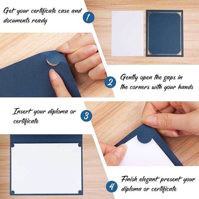 50 Packs Certificate Holders, Diploma Holders, Certificate Folders - Image 3