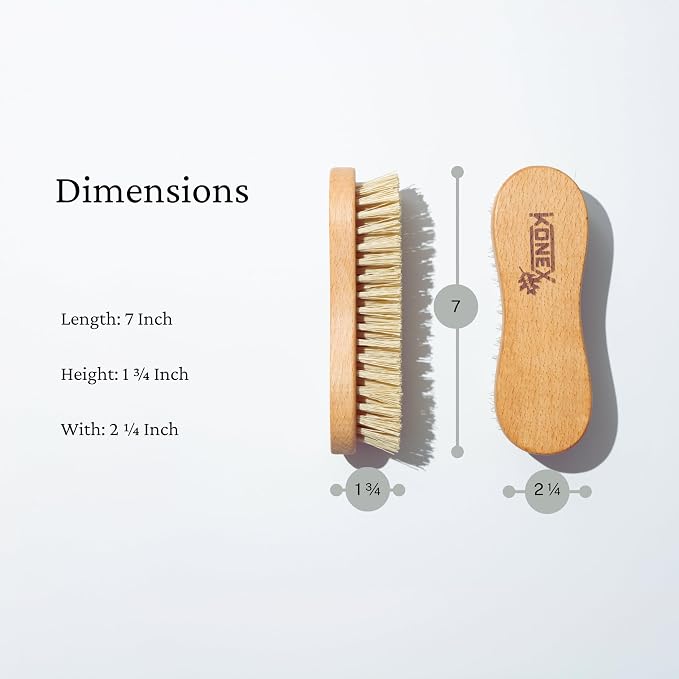 KONEX Nylon Fiber Economy Utility Cleaning Hand Brush | Heavy Duty Hand-Held - Image 2