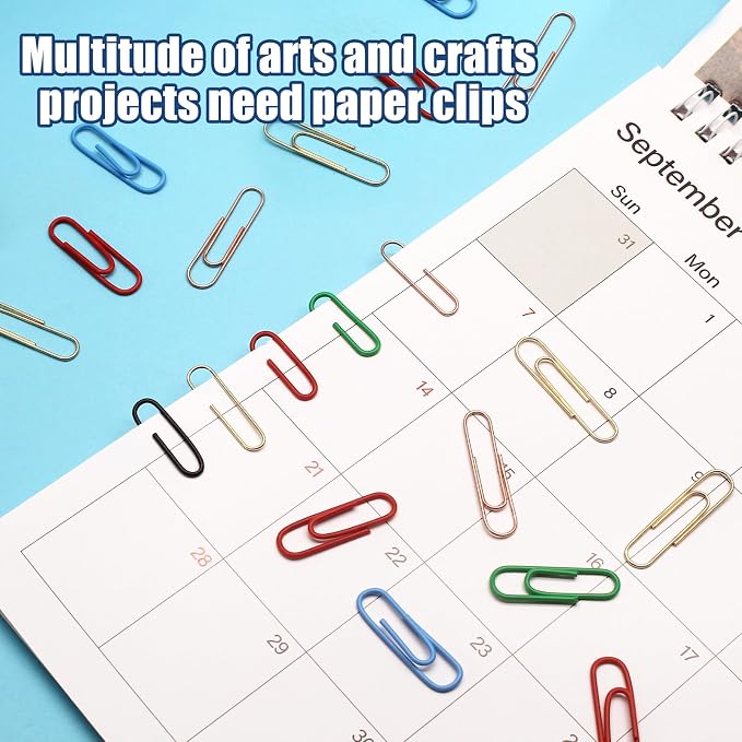 Luomorgo 120 Pcs Red Paper Clips - Image 7
