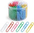320 Pcs Large Paper Clips, 2 Inch Jumbo Paper Clips, Colorful Coated Paperclips by Unknown