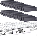 Kathfly 50 Pcs Wire Shelf Label Holders Compatible by Kathfly