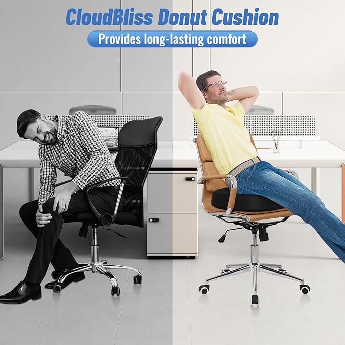 CloudBliss Donut Pillow Stadium Seat Cushion - Image 7