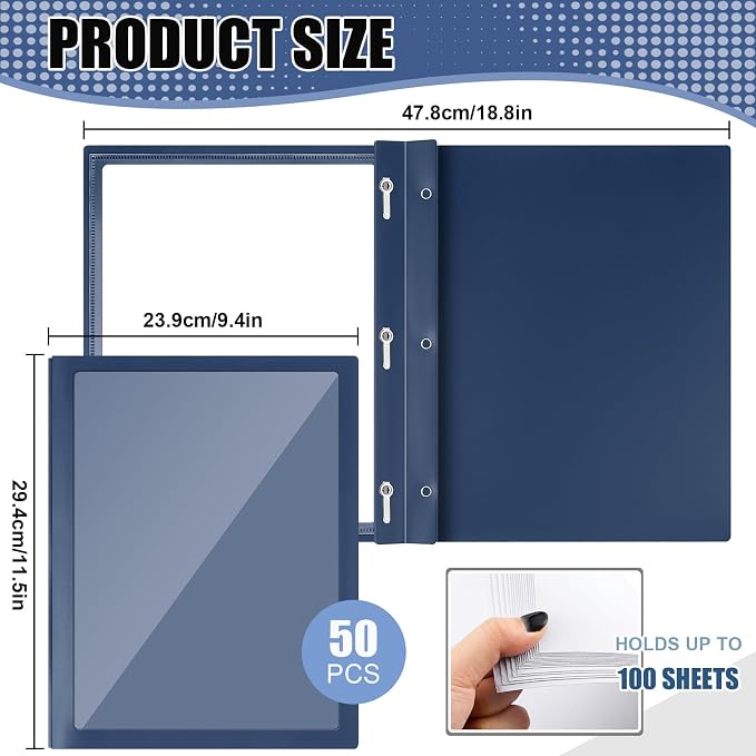 Teling 50 Pcs Report Covers - Image 2