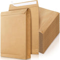 50 Pack 13.2" x 9.4" Expandable Envelope, Large Kraft Catalog Envelopes by YIMITEE