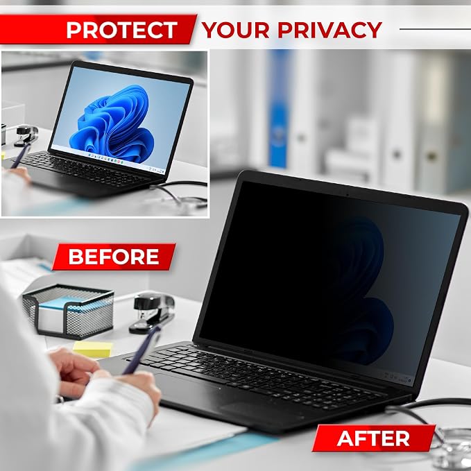 SightPro 17.3 Inch 16:9 Laptop Privacy Screen Filter - Image 8