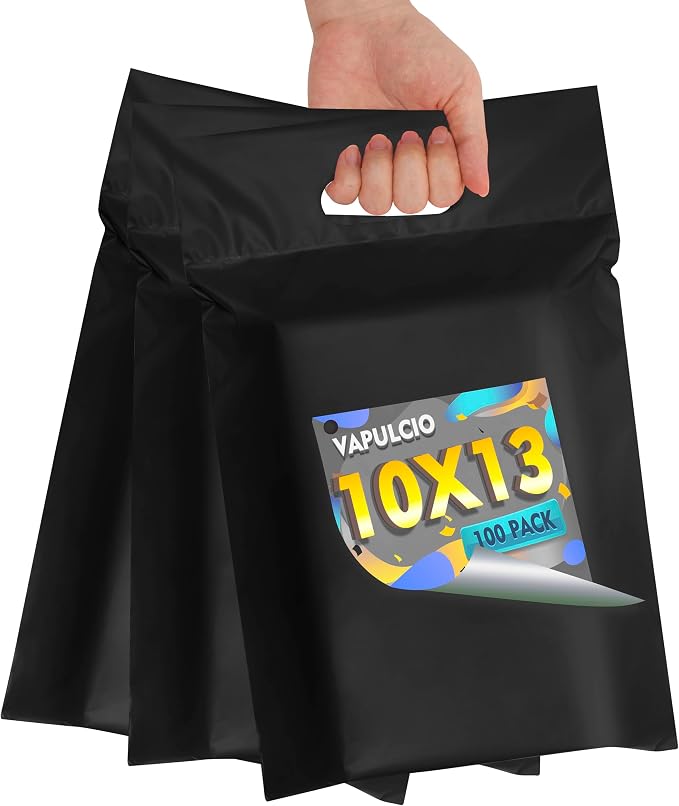 Poly Mailers 10x13 inch 100 Pcs, Upgrade Design Tamper Proof Mailers Poly Bags by VAPULCIO