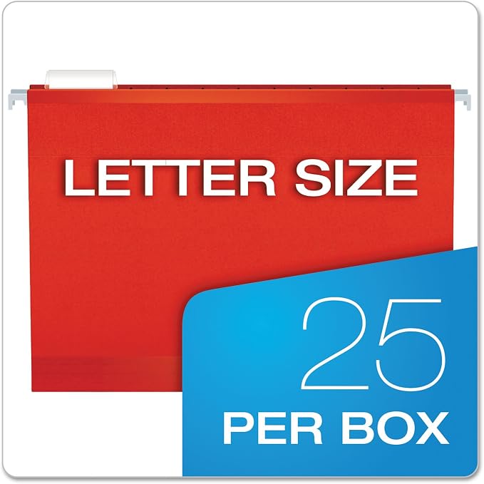 Pendaflex Reinforced Hanging File Folders, Letter Size, 1/5 Cut - Image 5