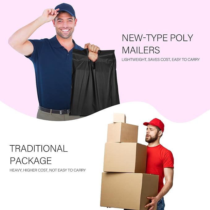 Poly Mailers 10x13 inch 25 Pcs, Upgrade Design Tamper Proof Mailers Poly Bags - Image 5