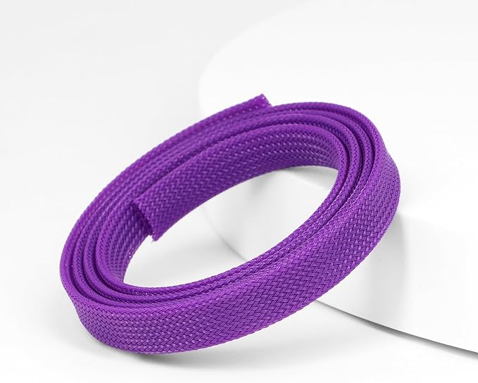 25ft PET Expandable Braided Cable Sleeve 1/4inch Pet Braided Cable Sleeve - Image 3