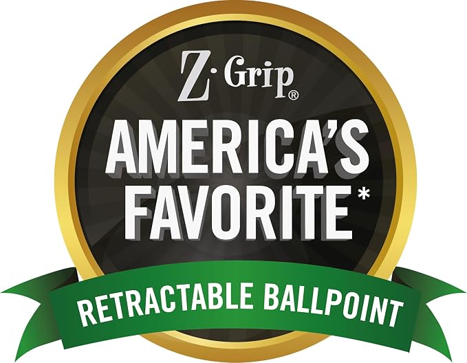 Zebra Pen Z-Grip Retractable Ballpoint Pen, Smooth-Flowing Ink, Fine Point - Image 5