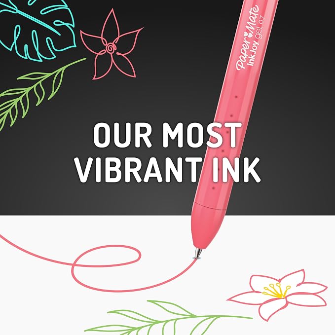 Paper Mate InkJoy Gel Bright Pens, Medium Point, Retractable, Journaling - Image 4