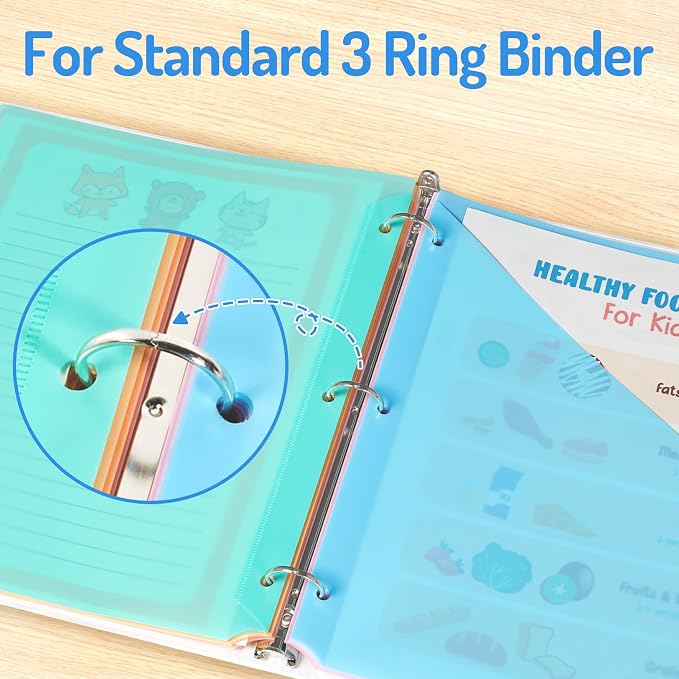 Forvencer 96 Count Dividers for 3 Ring Binder, 8 tabs Binder Dividers - Image 6